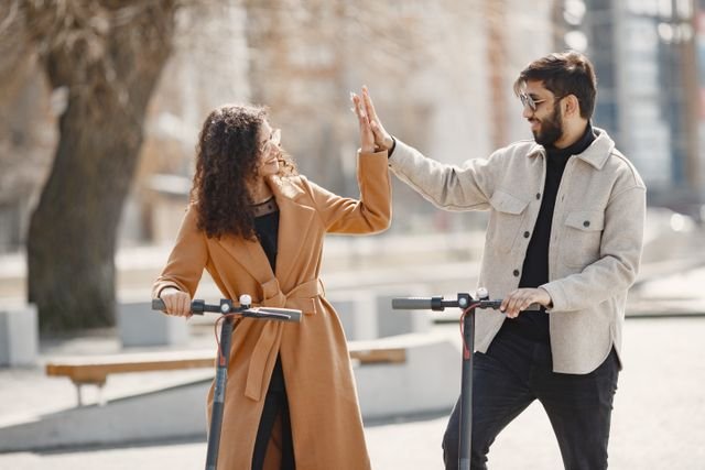 Ride an E-Scooter Without a Helmet
