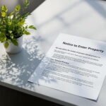 Enter a Rental Unit Without Tenant Notice