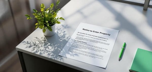 Enter a Rental Unit Without Tenant Notice